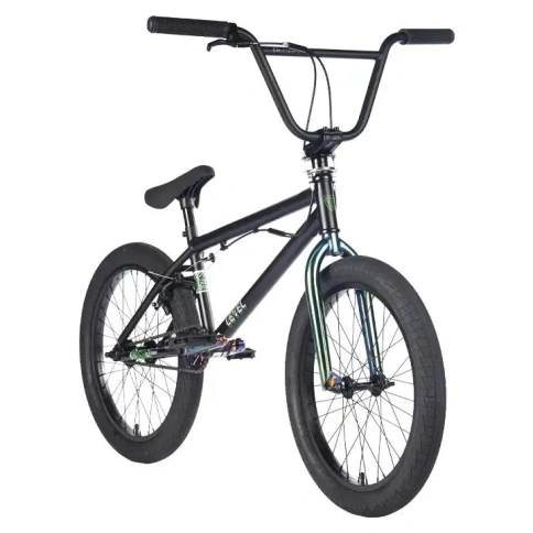 Велосипед Tech Team BMX Level 2025 20" зеленый + Комплект защиты Safe Fit  фото 2