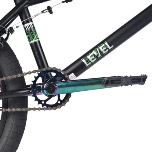 Велосипед Tech Team BMX Level 2025 20" зеленый + Комплект защиты Safe Fit  фото 15