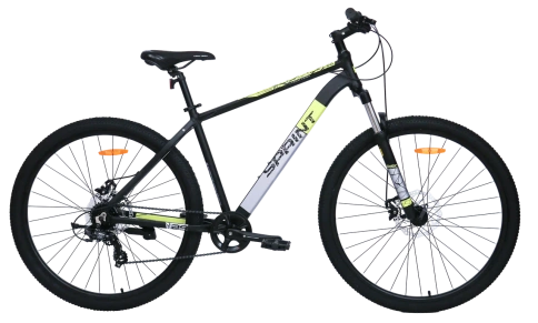 Велосипед TechTeam Sprint 29" x21" желтый + Комплект защиты Safe Fit фото 1
