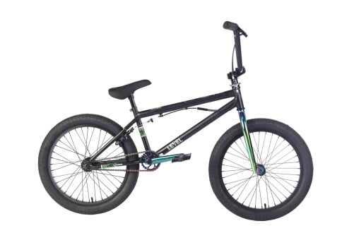 Велосипед Tech Team BMX Level 2025 20" зеленый + Комплект защиты Safe Fit  фото 1