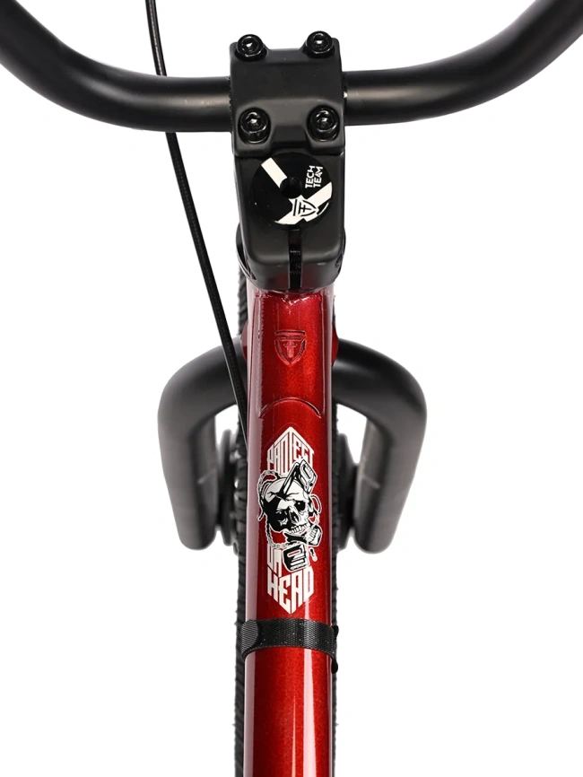 Велосипед Tech Team BMX ROUT street 20х20,8 багряный 2025 фото 6