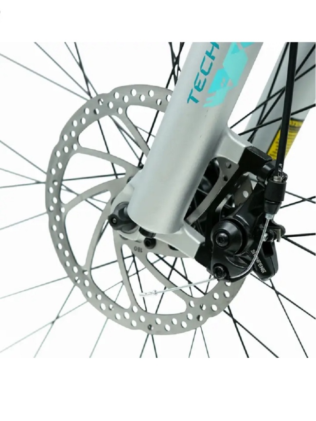 Велосипед Tech Team Delta 27.5"х17" серебряный фото 2