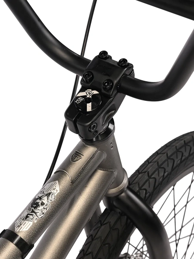 Велосипед Tech Team BMX ROUT park 20х20,4 серый 2025 фото 10