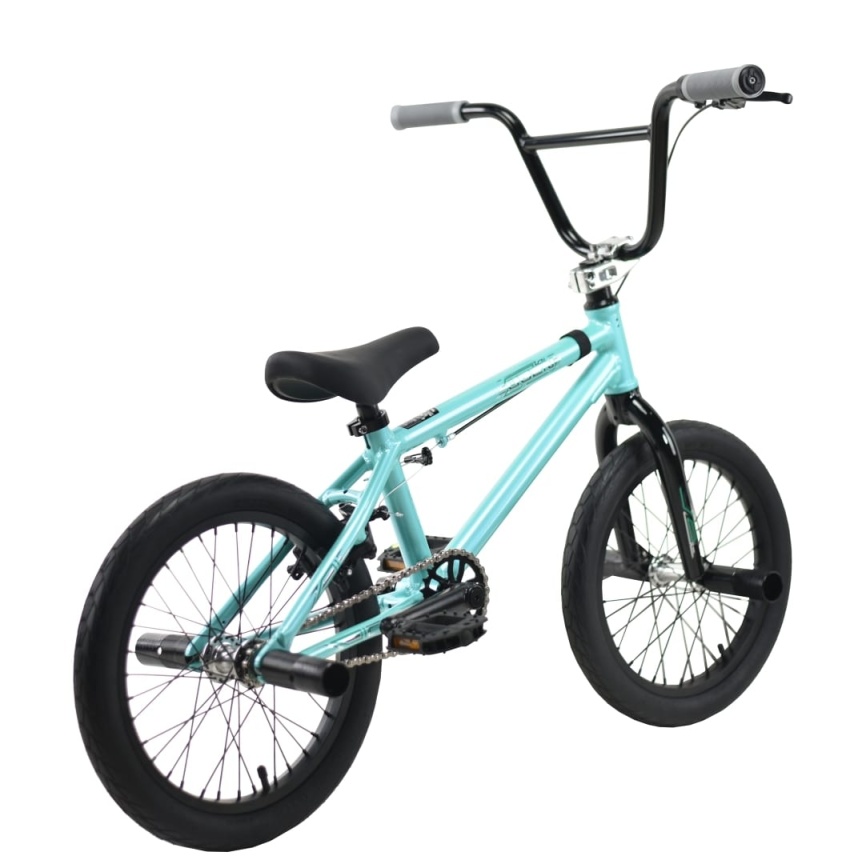 Велосипед подростковый Tech Team BMX UGen 14" бьянчи фото 3