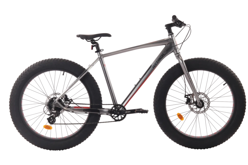 Велосипед Фэтбайк Tech Team Attack 26х20, металлик фото 2