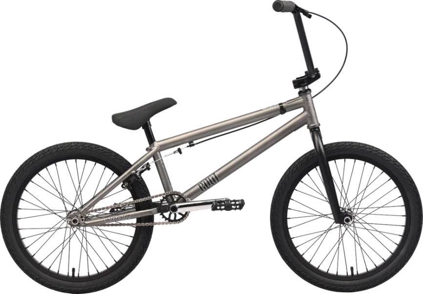 Велосипед Tech Team BMX ROUT park 20х20,8 серый 2025 фото 3