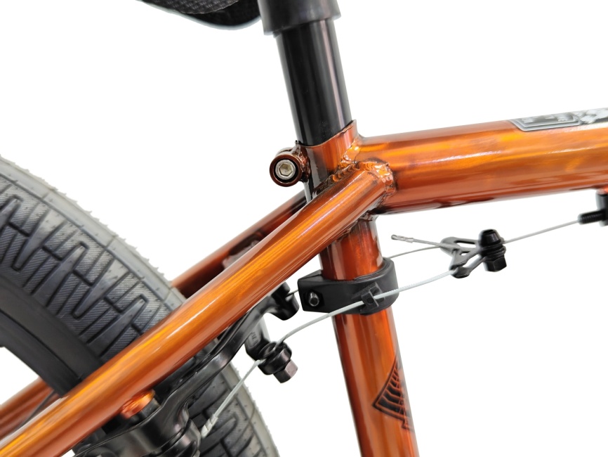 Велосипед TechTeam BMX Millennium 2025 20х20.4 оранжевый фото 5