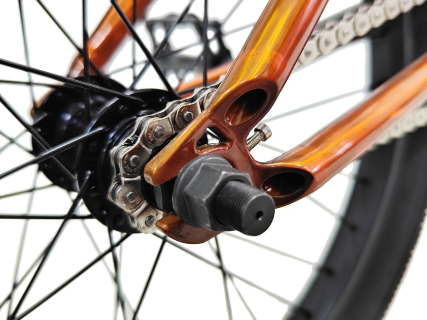 Велосипед TechTeam BMX Millennium 2025 20х20.4 оранжевый фото 4