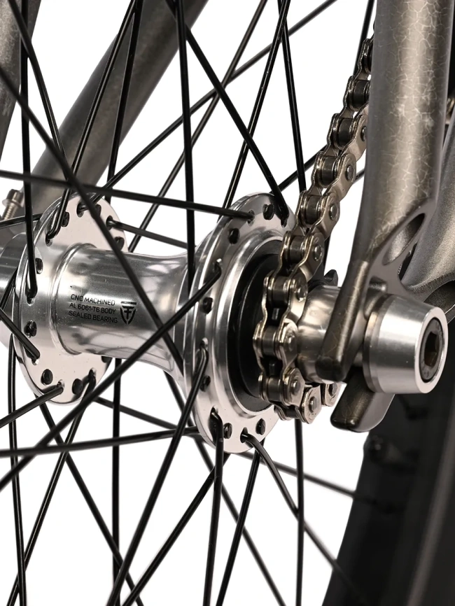 Велосипед Tech Team BMX ROUT park 20х20,8 серый 2025 фото 9