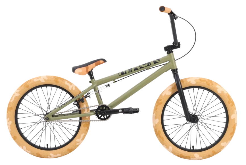 Велосипед Tech Team BMX Mack 20" хаки фото 1