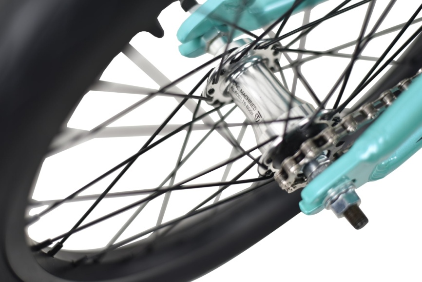 Велосипед подростковый Tech Team BMX UGen 14" бьянчи фото 7